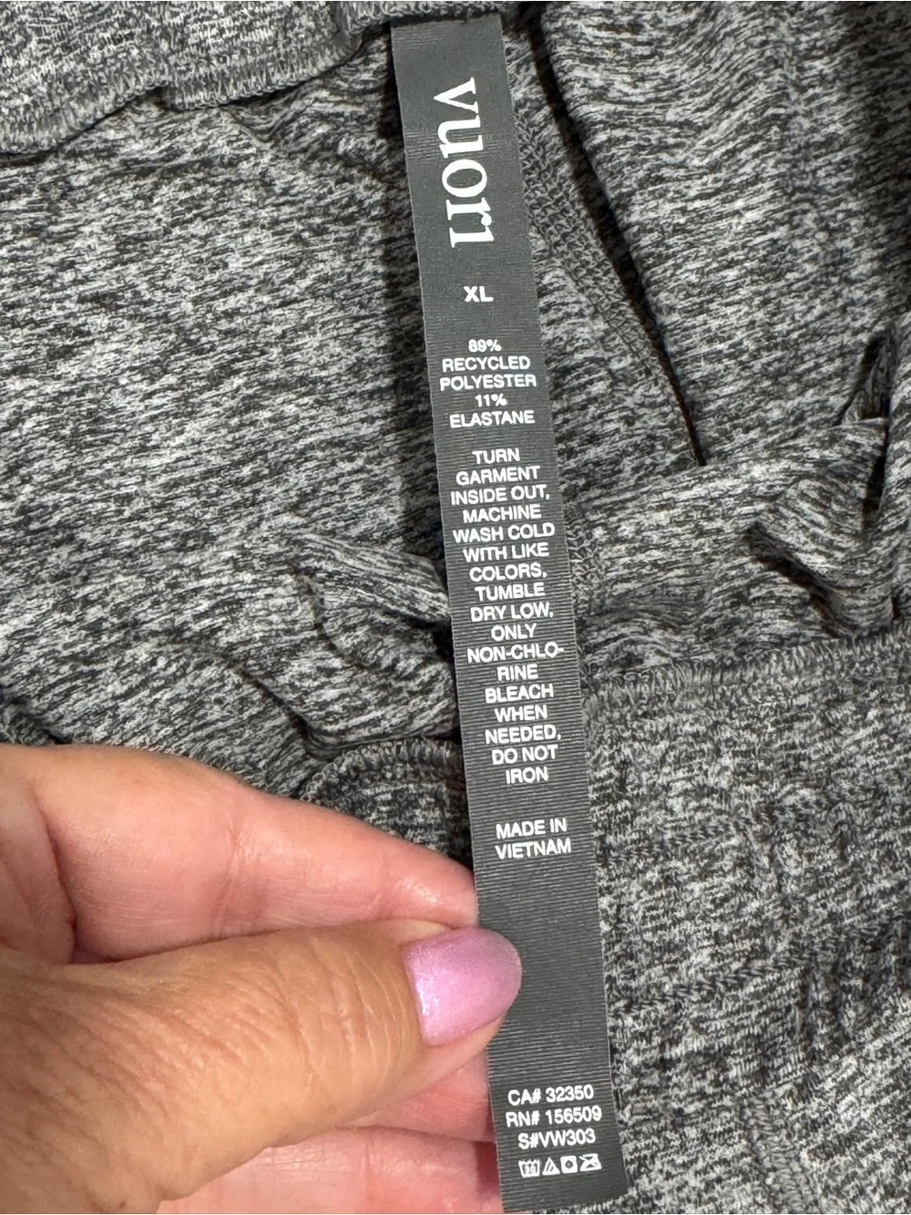 Vuori Sunday Performance Jogger Gray XL Stretch Comfort